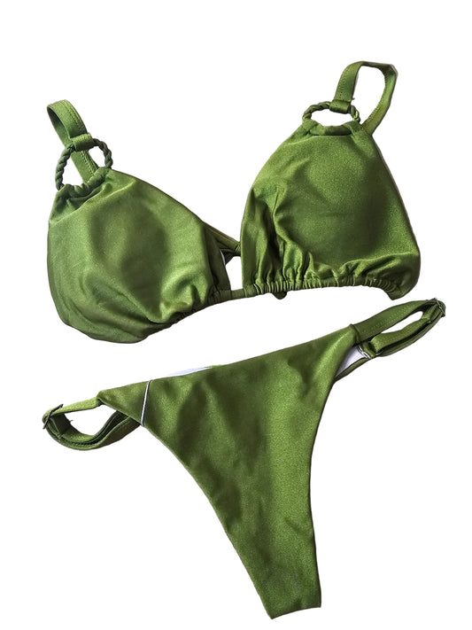 Biquni verde